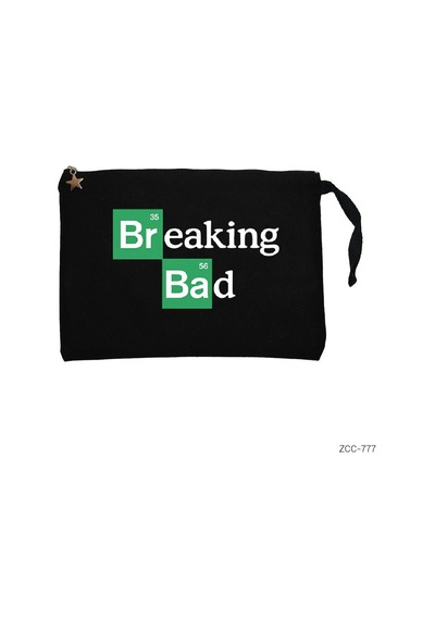 Breaking Bad Siyah Clutch Astarlı Cüzdan / El Çantası