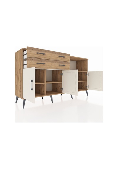 Hyperion Konsol 4 Raflı 4 Çekmeceli 4 Kapaklı 176x44x99 Çam-aytaş Çam-aytaşı/çam Hyperion Konsol 4 Raflı 4 Çekmeceli 4 Kapaklı 176x44x99 Çam-aytaş Çam-aytaşı/çam