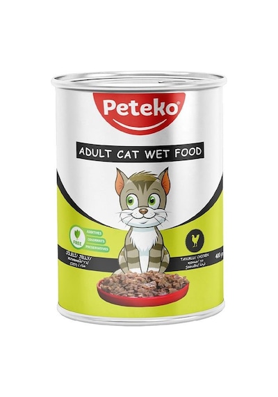 Peteko Tavuklu Kedi Konserve 400gr