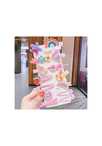 So-much 14'lü Pens Çıtçıt Toka Seti Pembe-3 Pembe - 125454823 Pembe - 125454823 Pembe