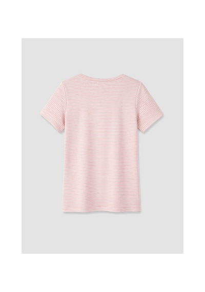 Lcw Dream Pembe Bisiklet Yaka Baskılı Kadın Kaprili Pijama Takımı