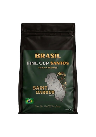 Saint Darker Brasil Fine Cup Santos Single Origin Çekirdek Kahve 1 KG