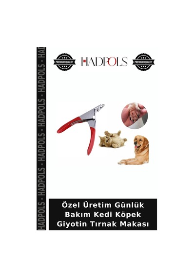 Özel Üretim Günlük Bakım Kedi Köpek Giyotin Tırnak Makası