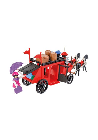 04 002 Mini Mekanik Seri 2 Posta Arabası -pilsan Oyuncak Standart