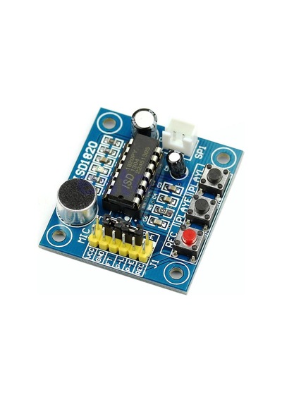 Mini Isd1820 Ses Kayıt Modülü / Sound Recording Module + Hoparlö