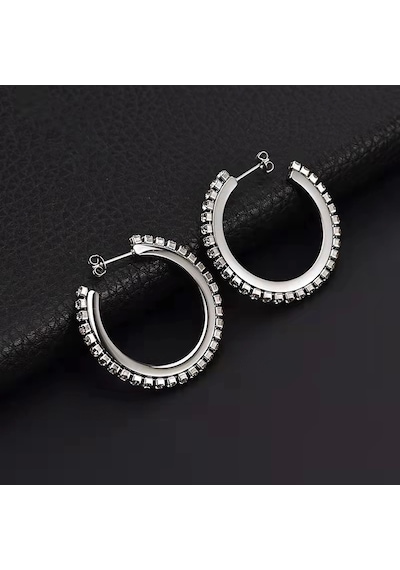 Lee Cooper Lc.e.01296.330 Zirkon 26mm Kadın Küpe
