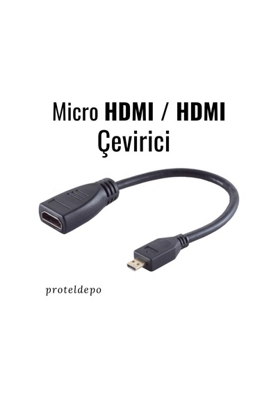 Irenis Micro Hdmi / Hdmi Çevirici Dönüştürücü Kablo - 18 Gbit