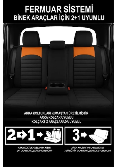 Dacia Duster Laureate 1.5 Dci 110 4x4 E2 I X Md 2016 Uyumlu Formentor Tay Tüyü Taba Oto Kılıfı Tam Set