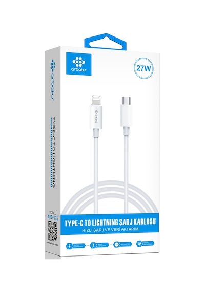 Bezos 27w Pd Lightning İphone Şarj Kablosu Arb-076 Mbt06 Standart