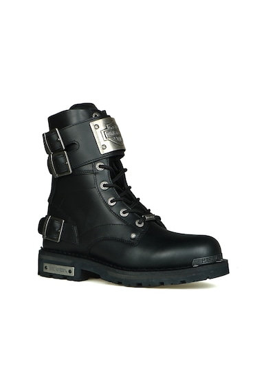 Harley Davidson Ricketson Siyah Erkek Bot Siyah