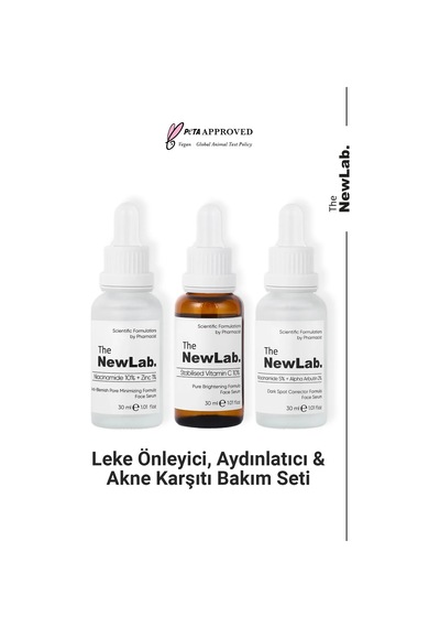 The NewLab Leke Ve Akne Karşıtı, Cilt Aydınlatıcı Bakım Seti
