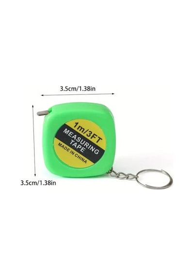 Çelik Anahtarlık Şerit Metre 1 Metre 35mmx35mm 1 M Diğer