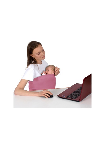 Sevi Bebe Art 573 Anne Sıcaklığı Sling Pembe