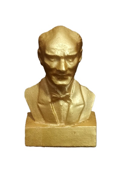 Dekoratif Atatürk Büstü Biblosu Minik Boy 19 Mayıs Hediyesi Öğretmene Hediye 8cm 5cm Sarı - 703564072