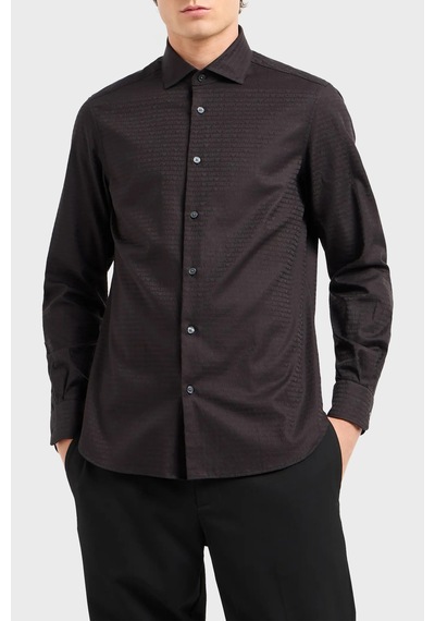 Emporio Armani Erkek Gömlek 6d1c86 1nıuz F018 Siyah