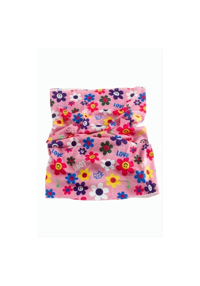 Zero Land Papatya - 771 - Desenli Baff - Myceshop - Boyunluk Pembe