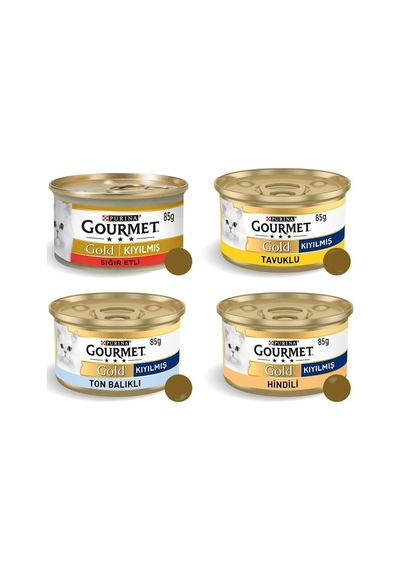 Gold Karışık Kedi Konserve Maması 85g X 12adet Ekonomik Paket