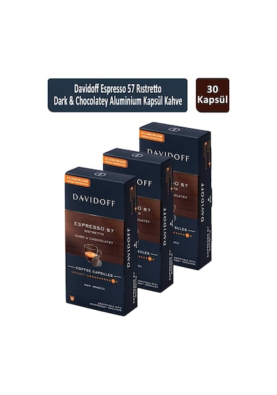 Davidoff Espresso 57 Ristretto Dark & Chocolatey Kapsül Kahve 3 x 10'lu