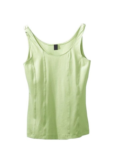 Bulalgiy Kadın Fıstık Yeşili Basic Fit Tişört - Bga192758-fıstık Yeşili Fıstık Yeşili