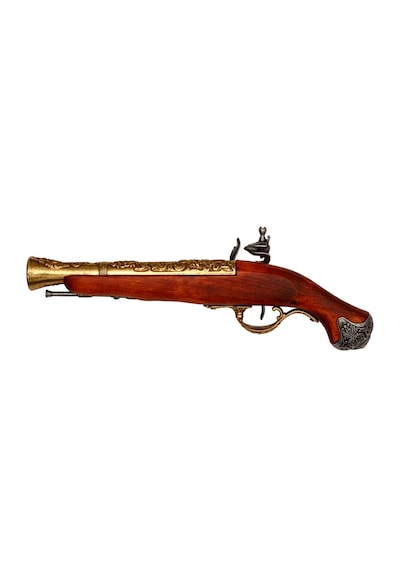 Denix Dekoratif Çakmaklı Tabanca 36 Cm, İngiltere 18. Yüzyıl Flintlock Pistol