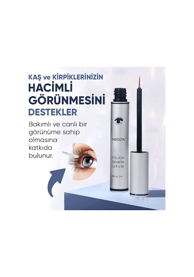 Nedox Kaş ve Kirpik Uzatıcı Besleyici ve Bakım Serumu 5 ML