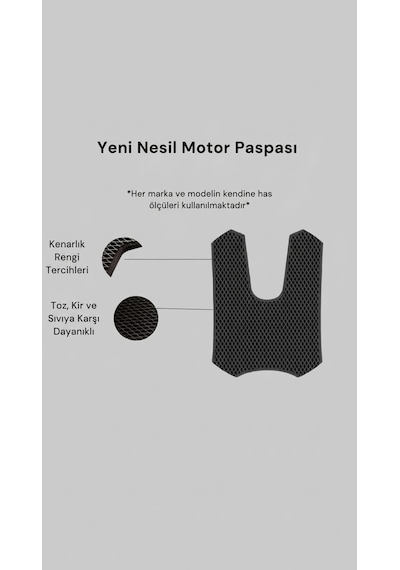 Honda Ps 150 Scooter Ve Motorunuza Özel Eva Paspas