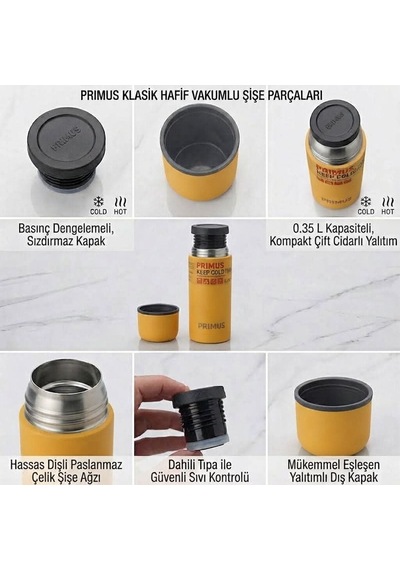 Prımus Classıc Lıght Vacuum 0.35 Lt S.gold Termos Çok Renkli