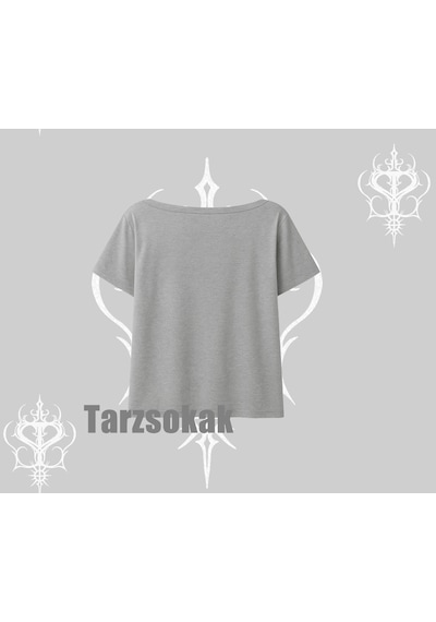Tarzsokak Kayık Yaka Tshirt Fossilized Skull Underground Archive Gri