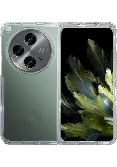 Oneplus Open/oppo Find N3 Sert Kristal Kapak Kılıf-şeffaf Al3157