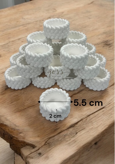 Bernami Mum Pinterest El Yapımı Örgü Model Beton Mumluk 20 Adet Mini Kase Hediyelik Nişan, Kına, Düğün Diğer