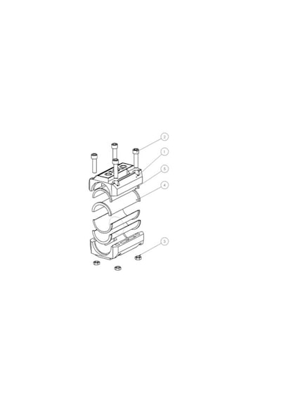Motosiklet Koruma Demiri Takozu Gecko Universal Kare 65 Mm Beyaz Renk