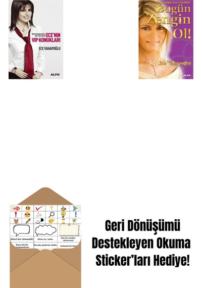 Ece'nin Vıp Konukları + Bugün Zengin Ol + Okuma Sticker'ları