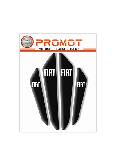 Araba Koruma Fiat Uyumlu Sticker Siyah 3d A Kalite++