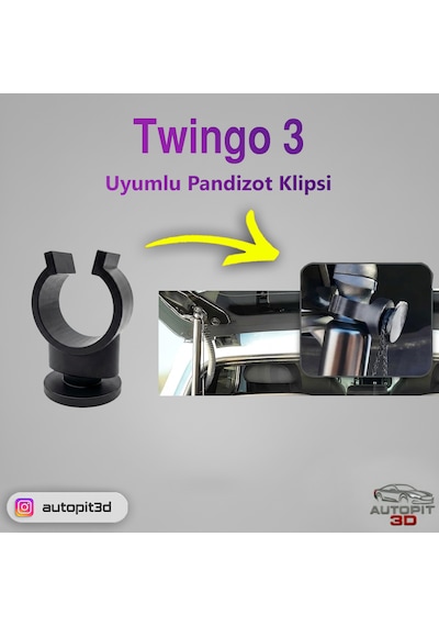 Renault Twingo 3 Uyumlu Pandizot Klipsi 2 Adet