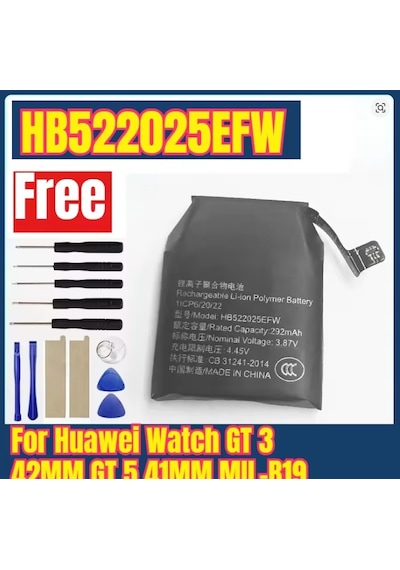Huawei Watch Gt 3 42mm Gt 5 41mm Mıl-b19 Yedek Saat Pili İçin Hb522025efw Senalstore