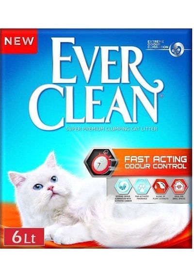 Ever Clean Fast Acting Odour Control İnce Taneli Topaklaşan Kedi Kumu 6 L