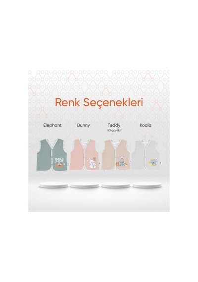 Gezenbebe Hero Bebek Yeleği Bej