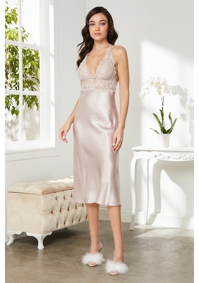 Pierre Cardin Saten Dantelli Gecelik 905 (550651971)