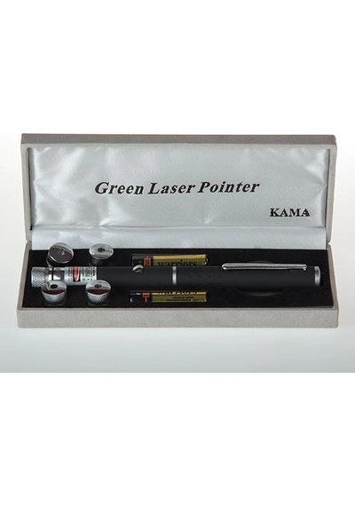 Ers Yeşil Lazer Pointer 100 Mw 15 Km Etkili 5 Başlıklı