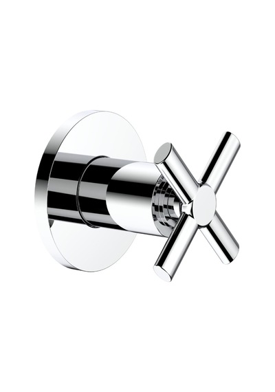 Roca Kesme Valfi, Aqua Cross, Krom, 1/2" A525168400 Gri