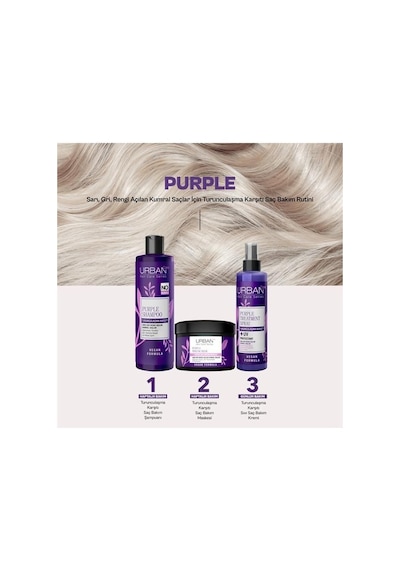 Urban Care Şampuan 250ml. Mor Sülfatsız Tüm Saç Tipleri