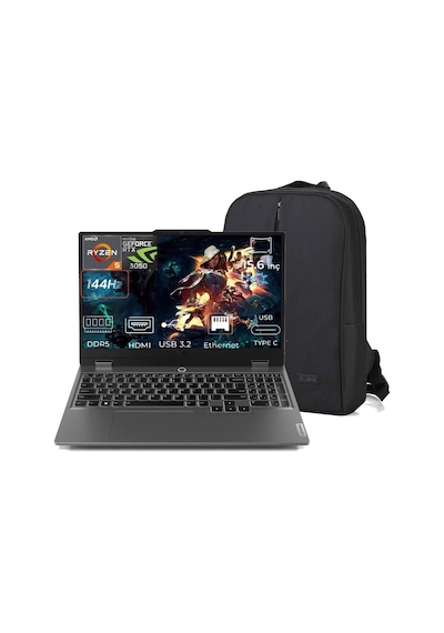 Lenovo LOQ 15ARP9 83JC00DXTR C25 R5-7235HS 16 GB 2 TB RTX3050 15.6" W11P Dizüstü Bilgisayar