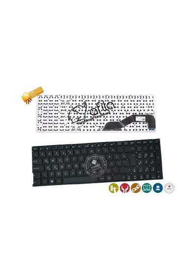 Asus X540 X540l X540s Notebook Klavyesi, Laptop Tuş Takımı Siyah Tr / Kl0949