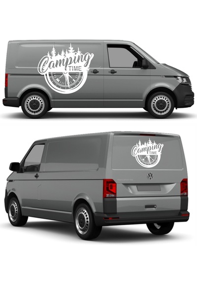 Kamp Sticker - 4x4 Off Road Adventure Avcı Sticker - Araba Oto Motosiklet Karavan Sticker - 02168 50 Cm