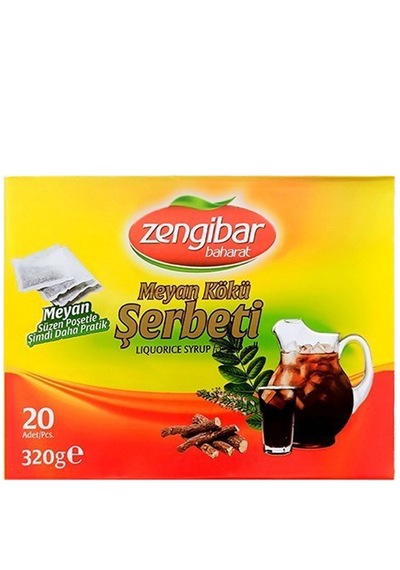 Zengibar Meyan Kökü Şerbeti 320 Gr 20 Adet