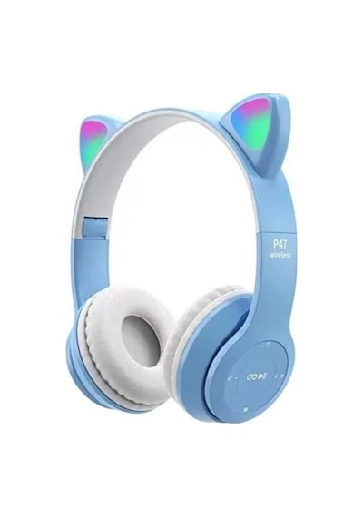 Mi7a P47M Kedi Kulaklı Bluetooth 5.0 Kulak Üstü Kulaklık