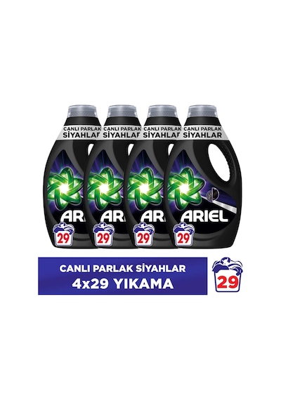 Ariel Canlı Parlak Siyahlar Sıvı Çamaşır Deterjanı 116 Yıkama 29 x 4