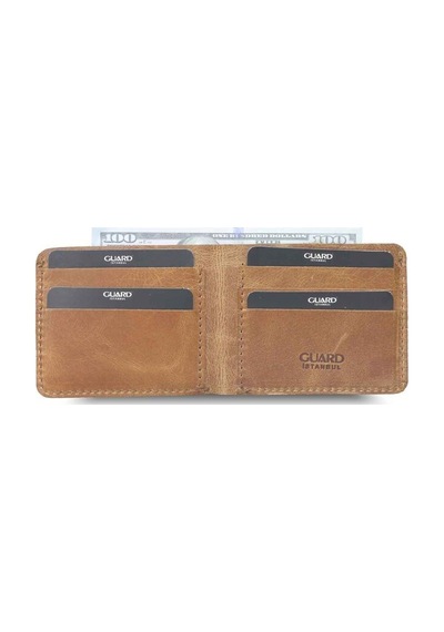 Guard Antik Taba El Yapımı Hakiki Deri Erkek Cüzdan // Grd260225wt1561 Diğer