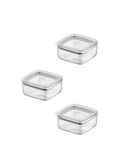 Vp-327 Sude Kare 3x350 Ml Saklama Kabı 8 , Şeffaf