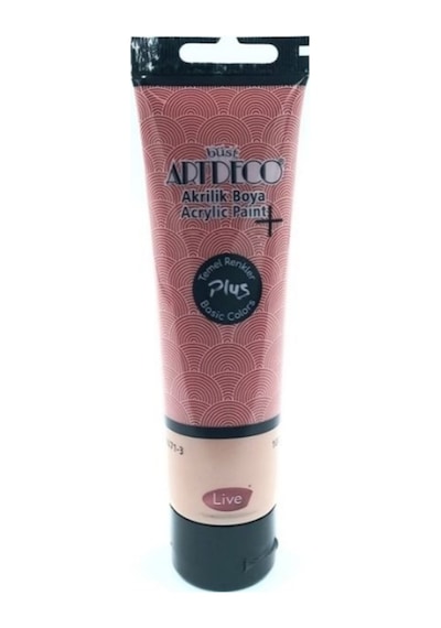 Plus Akrilik Boya 100ml Tüp 490 Oksit Kırmızı 490 Oksit Kırmızı